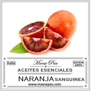 aceite esencial de naranja sanguinea