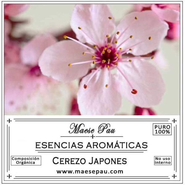 esencia aromática de cerezo japonés