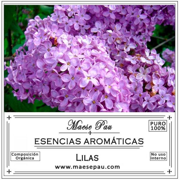 esencia aromática de lilas