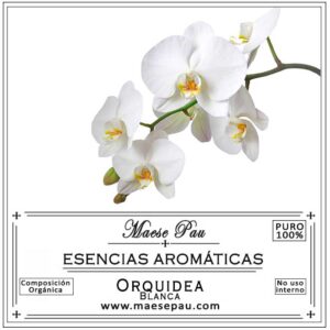 esencia aromática de orquídea