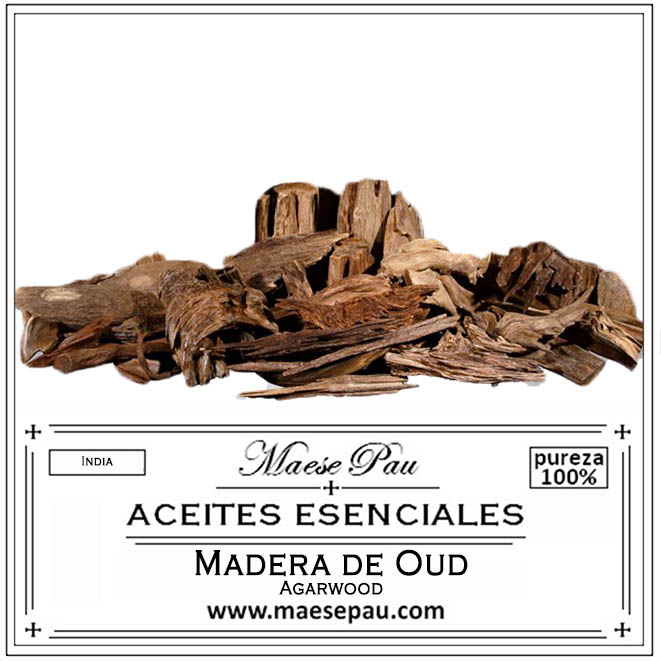 Huile essentielle de bois d'agar - Bois de Oud - 100% naturelle - Maese Pau - Matériaux pour la fabrication de cosmétiques et parfums naturels