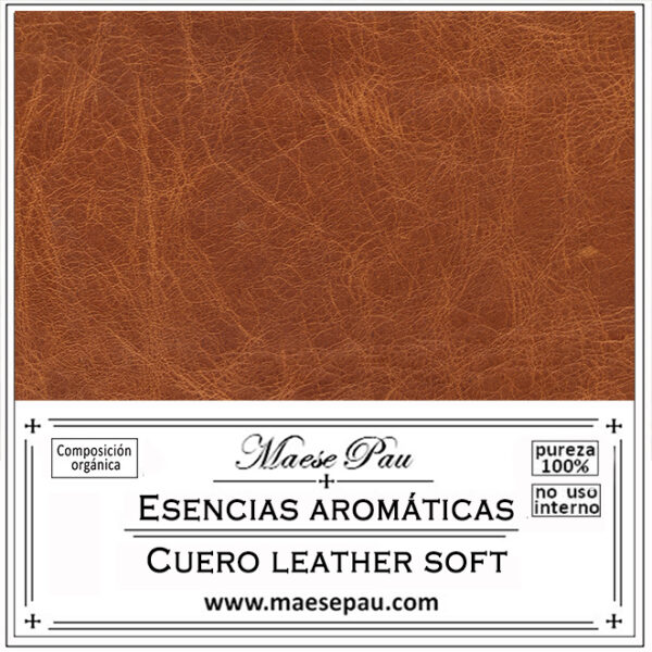Cuero leather soft esencia aromática