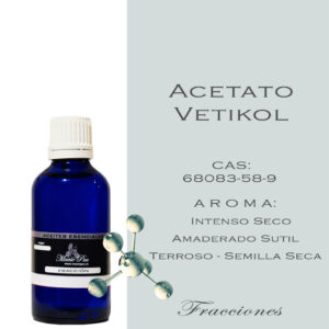 acetato vetikol fracciones para perfumeria